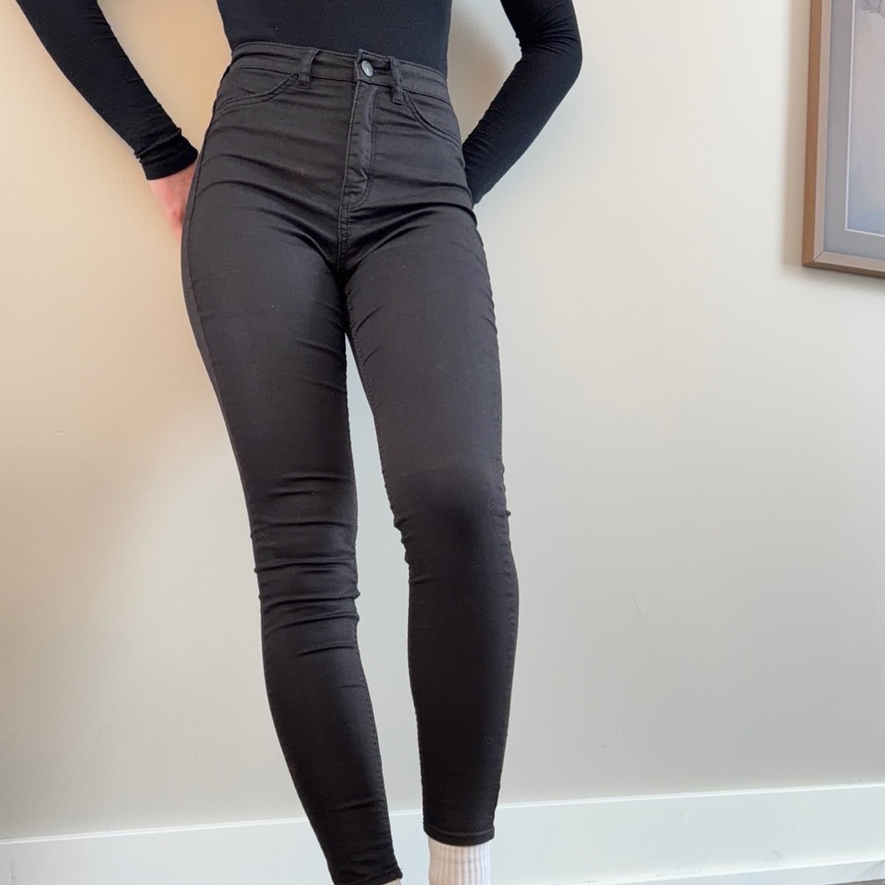H&M Divided Canvas Black Pants